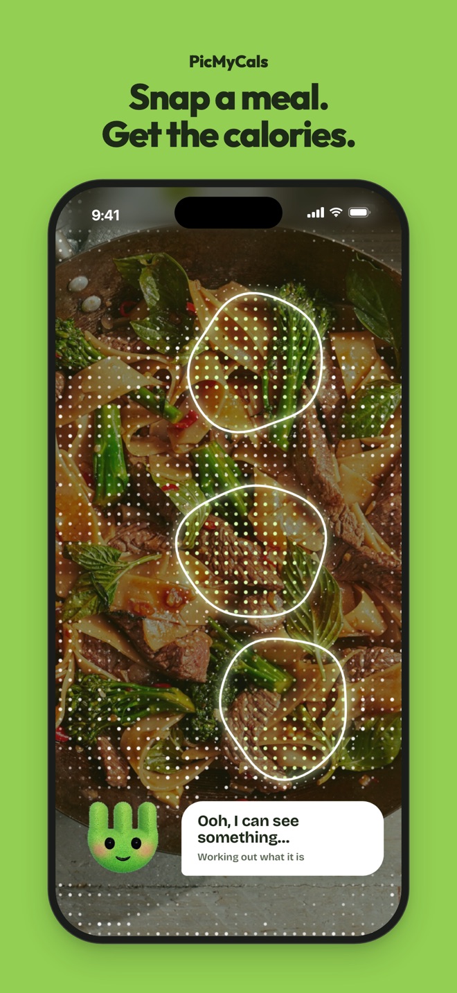 Snap a meal. Get the calories.